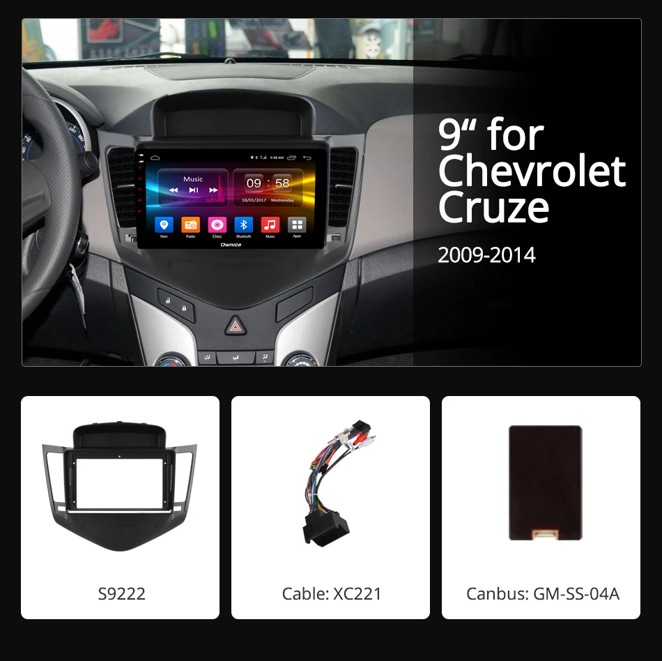 Ownice K1 K2 K3 Android 9 0 автомобильный Радио DVD GPS плеер для Chevrolet Cruze 2009-2014 Восьмиядерный 2G