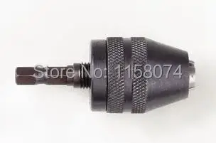 Keyless Зажимы драйвер 6 мм шестигранным хвостовиком Отвёртки дрель Шлифовальные