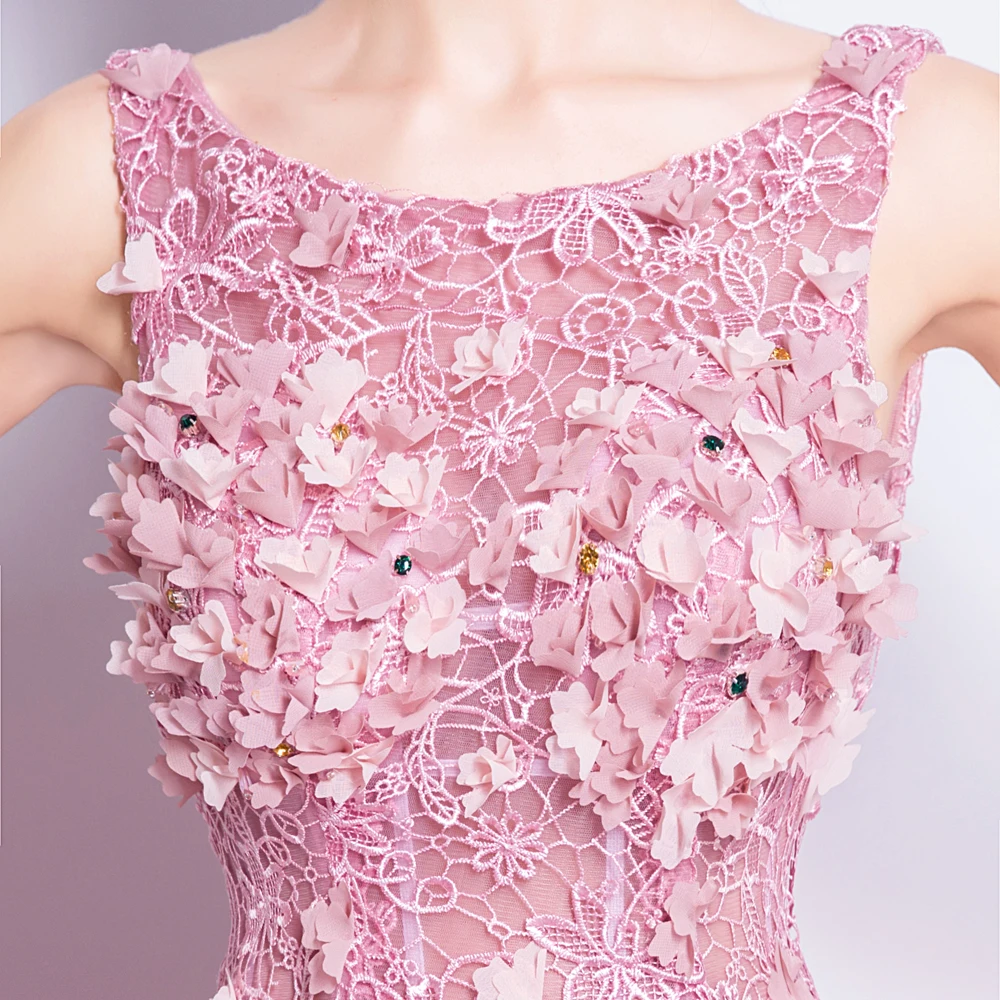 Ангел Свадебное Платье Брак Вечернее Невесты Пром Vestido Де Noiva 2017 Цветы pink7201 |