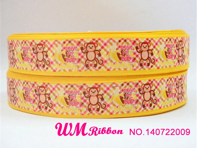 Q&ampN ribbon 7/8inch 22mm Mother and Father Day printed grosgrain 50yds/roll free shipping for hair bows or accessory | Дом и сад