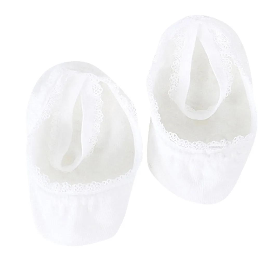 Новые хлопковые носки для новорожденных детей короткие маленьких девочек и