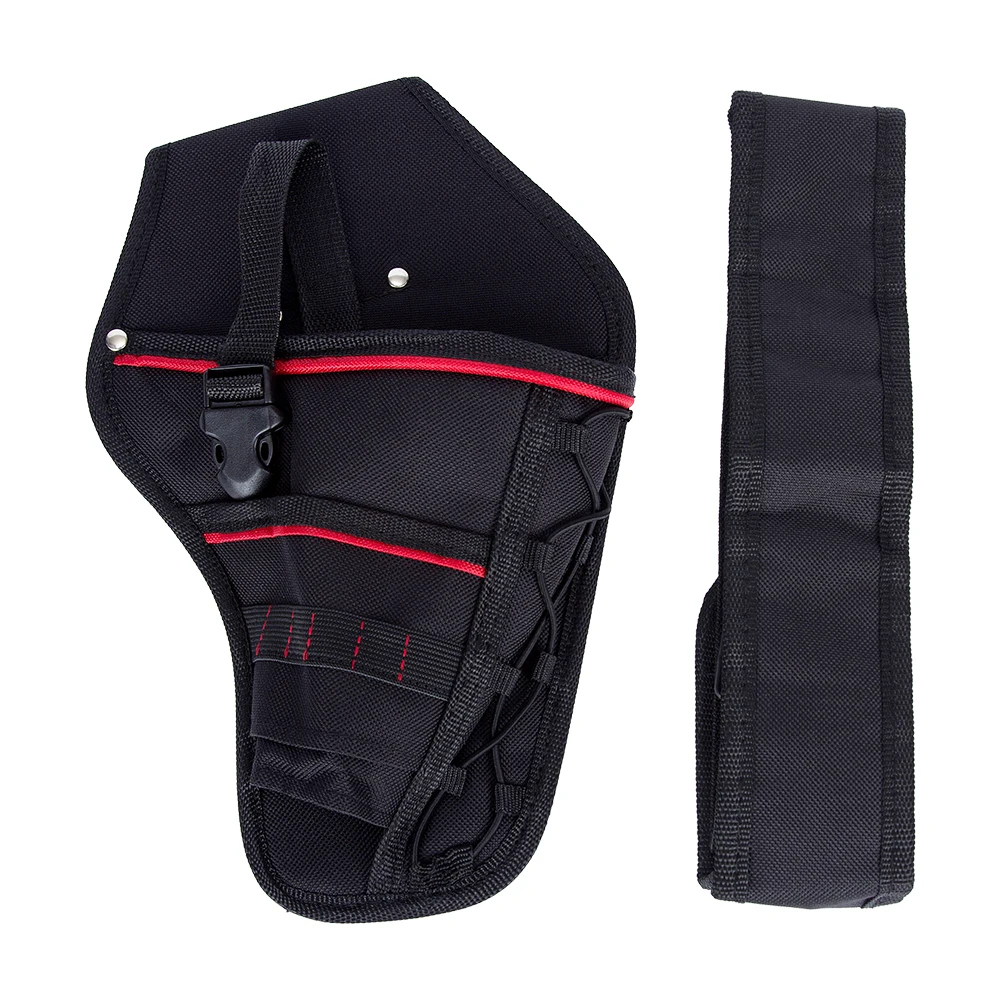 

Кобура для дрели с ремнем, переносной Инструмент электрика, подходящая портативная поясная сумка, сумка для ударного инструмента, кобура дл...