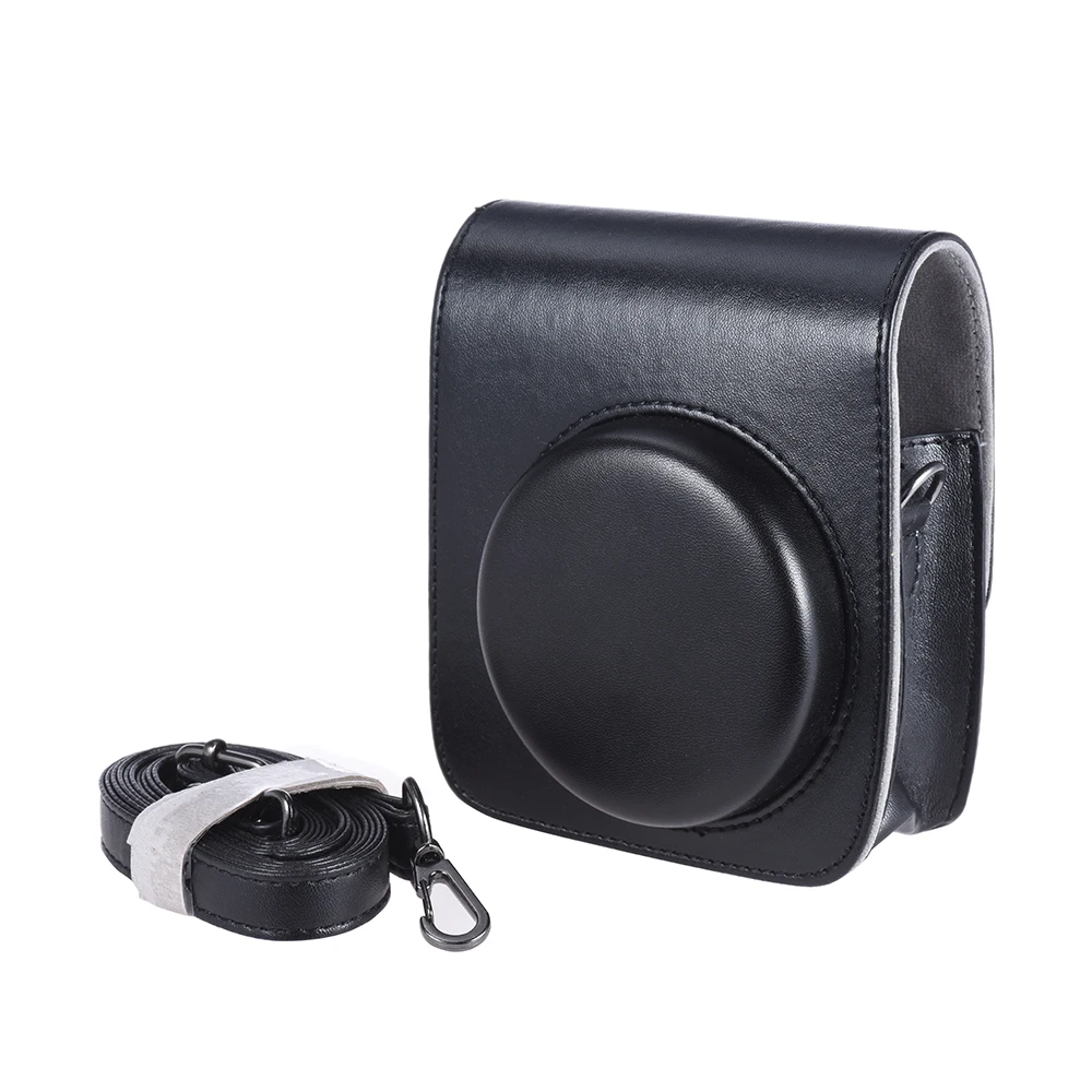 Винтажный чехол из искусственной кожи для камеры защитный с ремешком Fujifilm Instax Mini