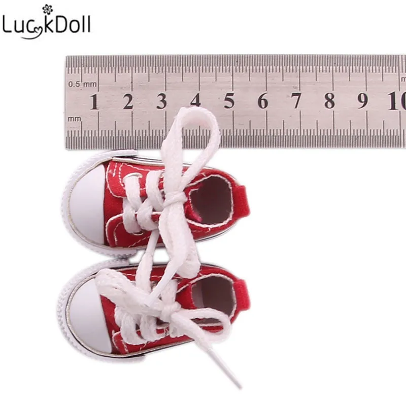 LUCKDOLL 5 см парусиновая обувь подходит для BJD Кукла одежда аксессуары, игрушки для девочек, поколение, рождественский подарок