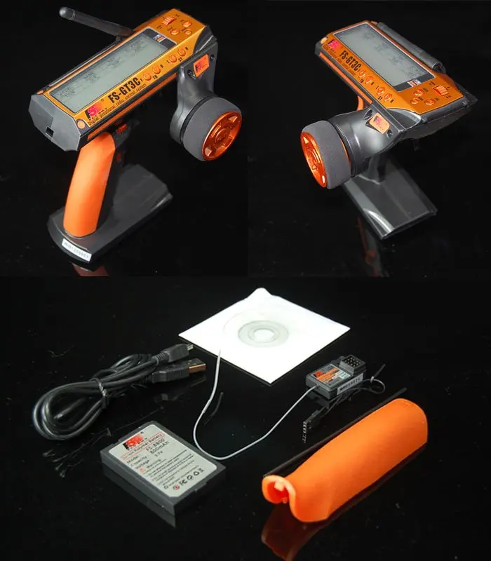 2 4G FLYSKY 3CH RC LCD передатчик FS GT3C с приемником/литий-полимерная батарея для