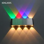 Современная светодиодная настенная лампа, цветной кубический Светильник направленного света для магазина, бара, туалета, спальни, для чтения, 8 Вт, 85-265 В переменного тока