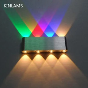 Современная светодиодная настенная лампа, цветной кубический Светильник направленного света для магазина, бара, туалета, спальни, для чтения, 8 Вт, 85-265 В переменного тока