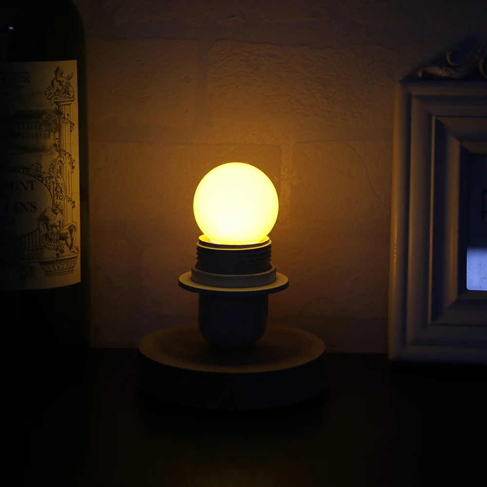 Красочные Глобус свет Светодиодные лампы E27 0 5 W led энергосберегающие домашний