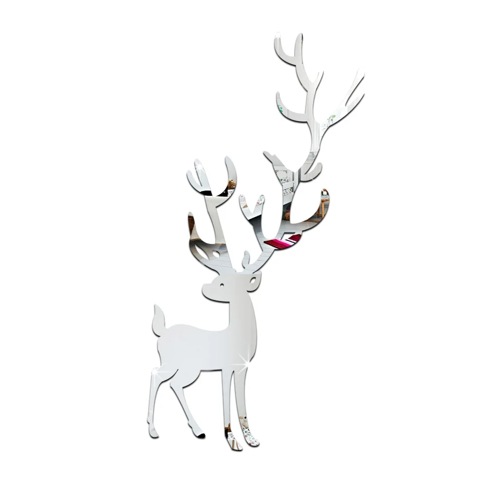 Funlife домашнее украшение для детского дома Зеркальная Наклейка ТВ фон Анимация