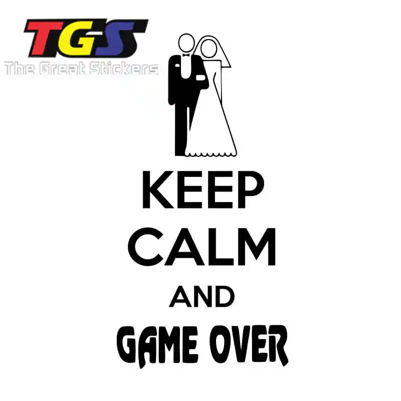Свадебный KEEP CALM игра за автомобиль Стайлинг гитара Авто Мода модификация