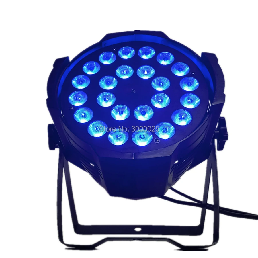 4 шт./Лот 24 шт. * 12 Вт в 1 rgbw 8 каналов DMX512 управление светодиодом Par Can внутренний