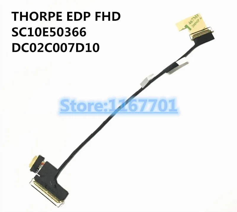 

New Laptop/notebook LCD/LED/LVDS cable for Lenovo Thinkpad T460S T470S THORPE EDP FHD SC10E50366 DC02C007D10 1920*1080P