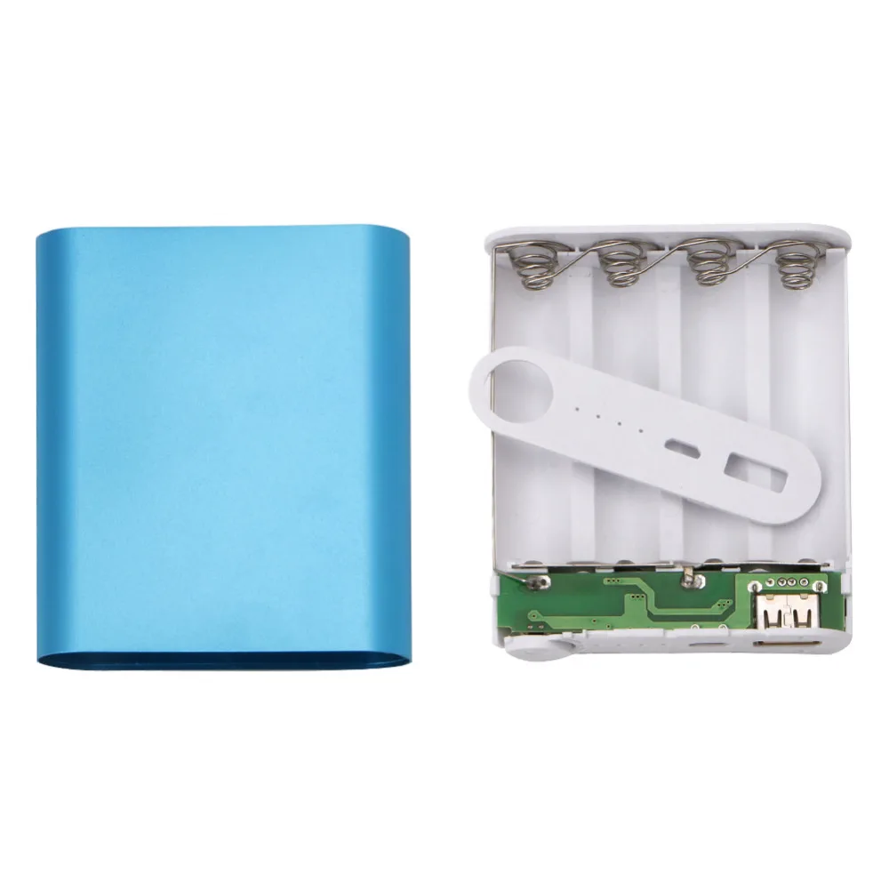 5 V 2.1A USB Мощность банка комплект 4X18650 панели солнечных батарей коробка для MP3/4