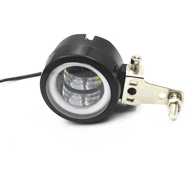 Universal 20W LED Work Lights Round Spot Driving Fog Lamp Headlight Offroad Motorcycle ATV Old School Bobber Street bike |