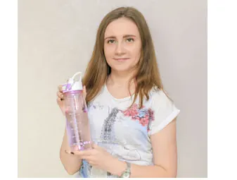 bottled joy 0,7л, соломинка для напитков, Тритан, bpa бесплатно, детские бутылки с фильтром для воды, детская ручка, пластиковая бутылка для тренажерного зала