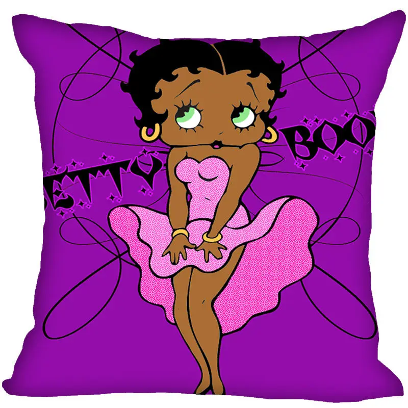 Специальное предложение Betty Boop мультфильм прочная наволочка квадратной формы