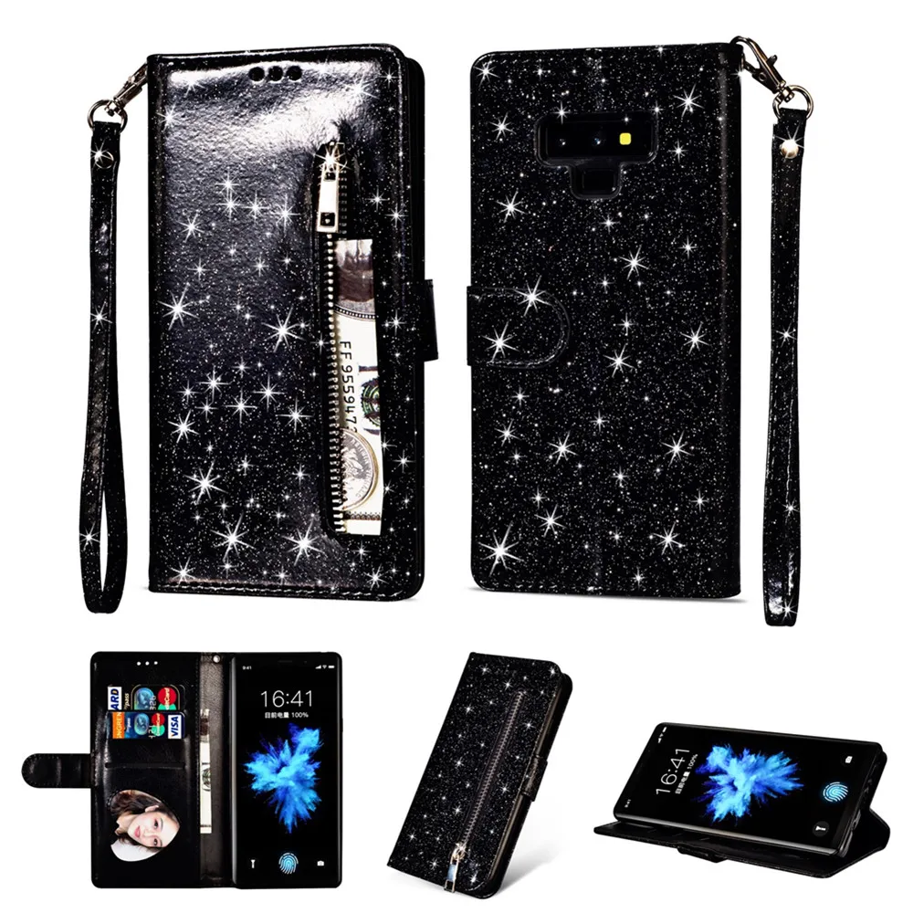 Чехол для телефона Etui Coque чехол Samsung Galaxy S6 S7 S8 S9 Plus Edge Note 8 9 с IMD блестящим чехлом из