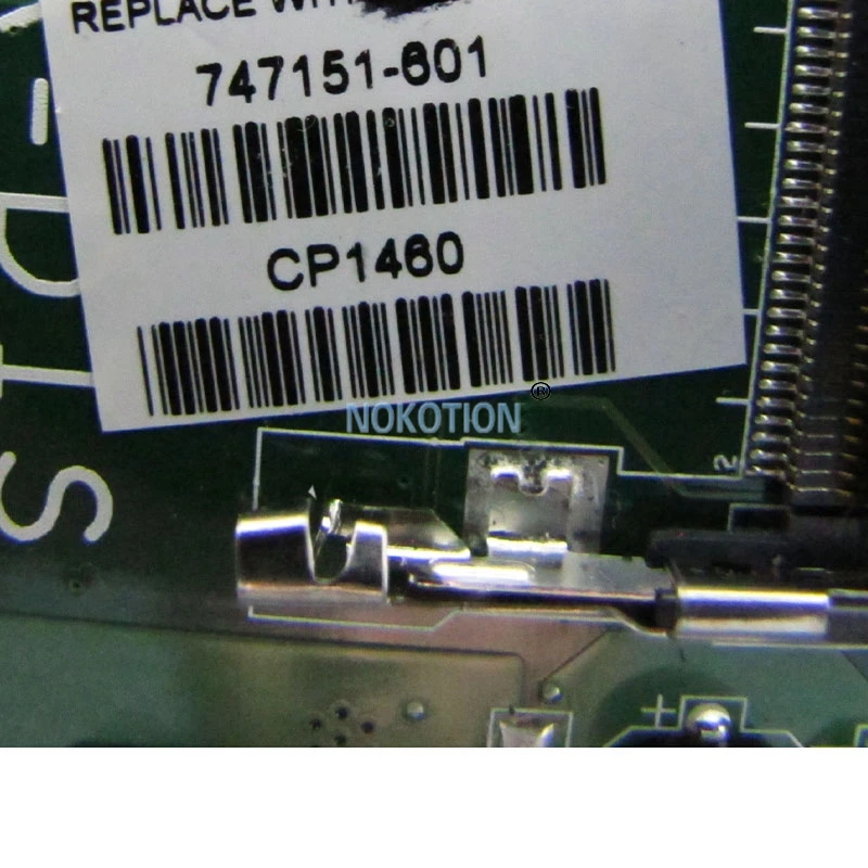 Материнская плата NOKOTION 747151 601 001 для ноутбука hp 255 G2 15 D HD 8570 ЦП DDR3 работает как