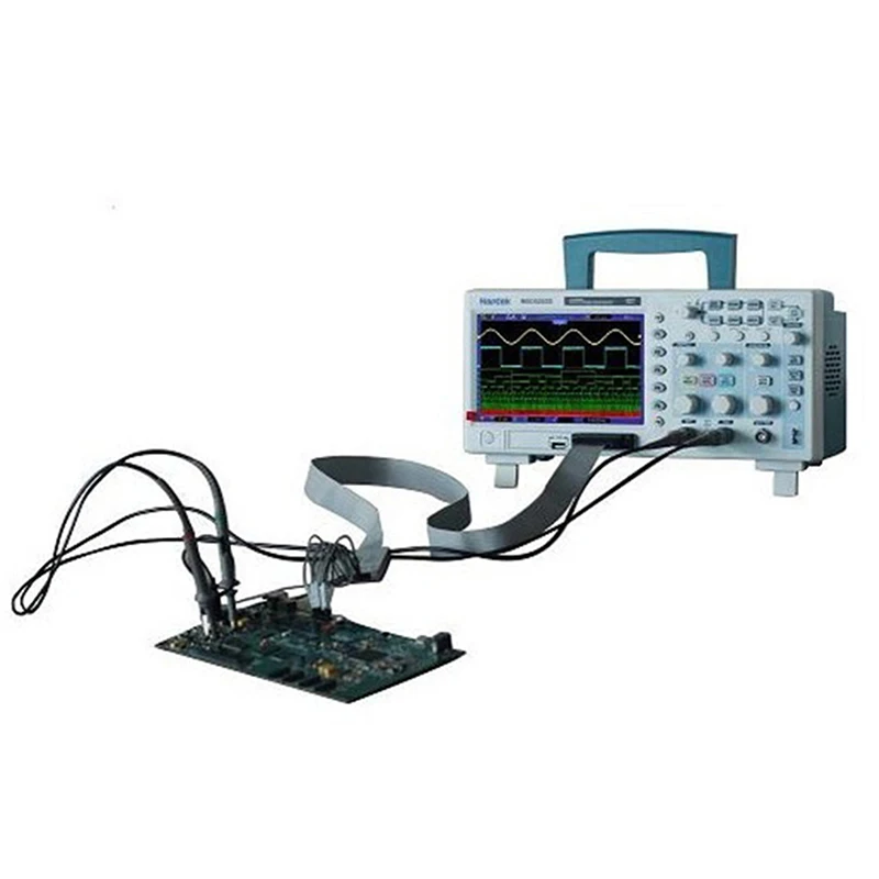 Hantek MSO5202D 200 МГц 2 канала 1GSa/s осциллограф и 16 каналов логический анализатор 2in1 USB