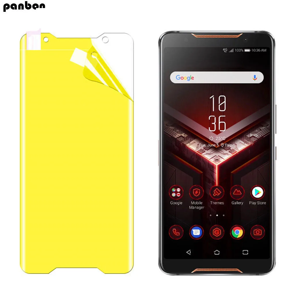 Гидрогелевая пленка для ASUS Rog Phone ZS600KL нано 3D мягкая Противоударная защитная из