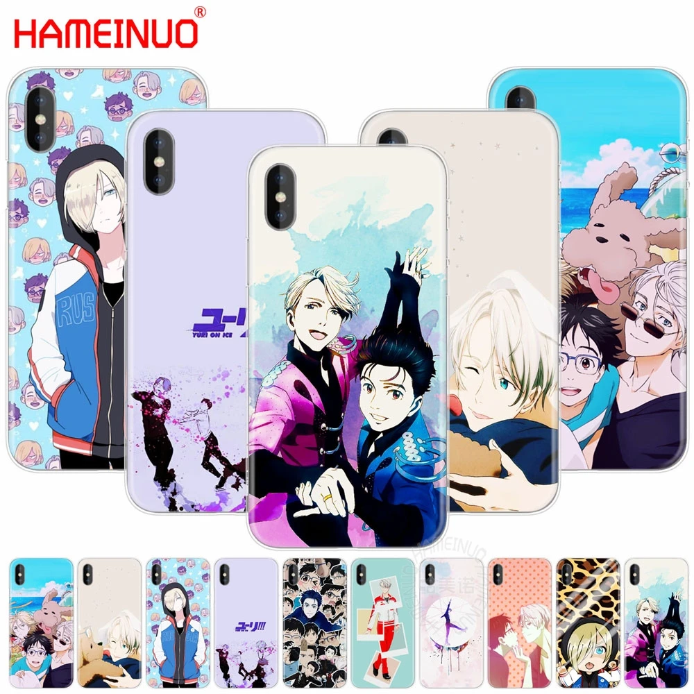 HAMEINUO yuri on ледяной производитель истории чехол для сотового телефона iphone X 8 7 6 4 4s 5