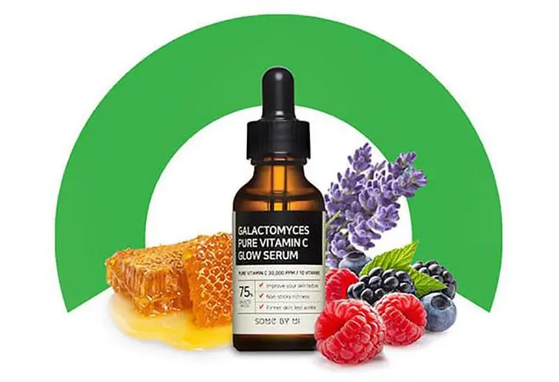 SOME BY mi Galactomyces Pure Vita mi n C светящаяся сыворотка 30 мл Vita mi n C сыворотка отбеливающий крем уход за кожей лица выцветание темных пятен веснушки