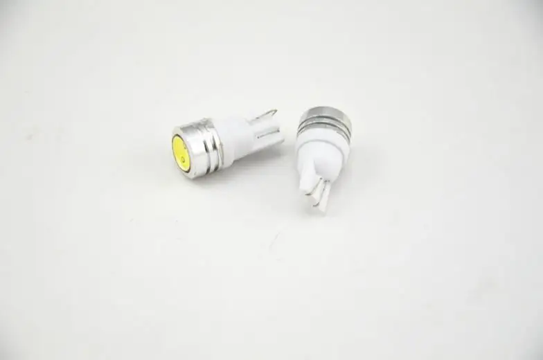 Бесплатная доставка 2X T10 1W белый 1 SMD СВЕТОДИОДНЫЙ Автомобильный боковой Клин