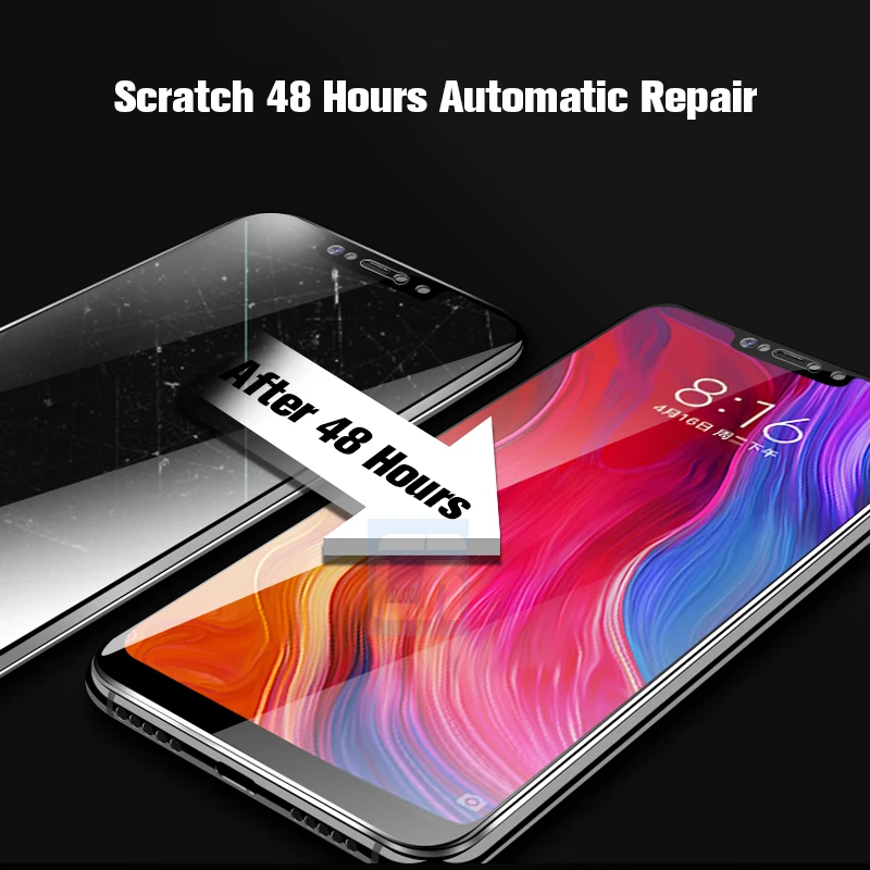 Мягкая Гидрогелевая Защитная пленка с закругленными краями 3D для Xiaomi 6 6X 8 SE MIX 2 2s