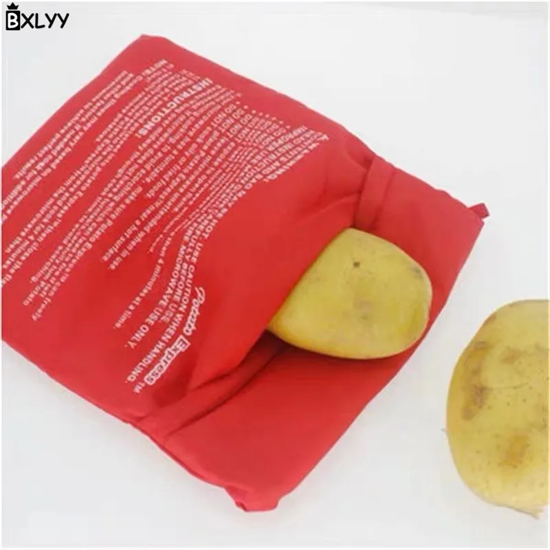 BXLYY Горячий красный микроволновый пакет для картофеля сделай сам запеченный