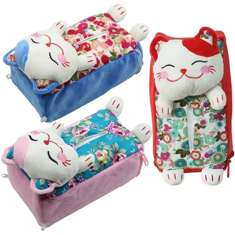 1 шт. многофункциональная подвесная коробка из ткани для автомобиля Lucky Cat