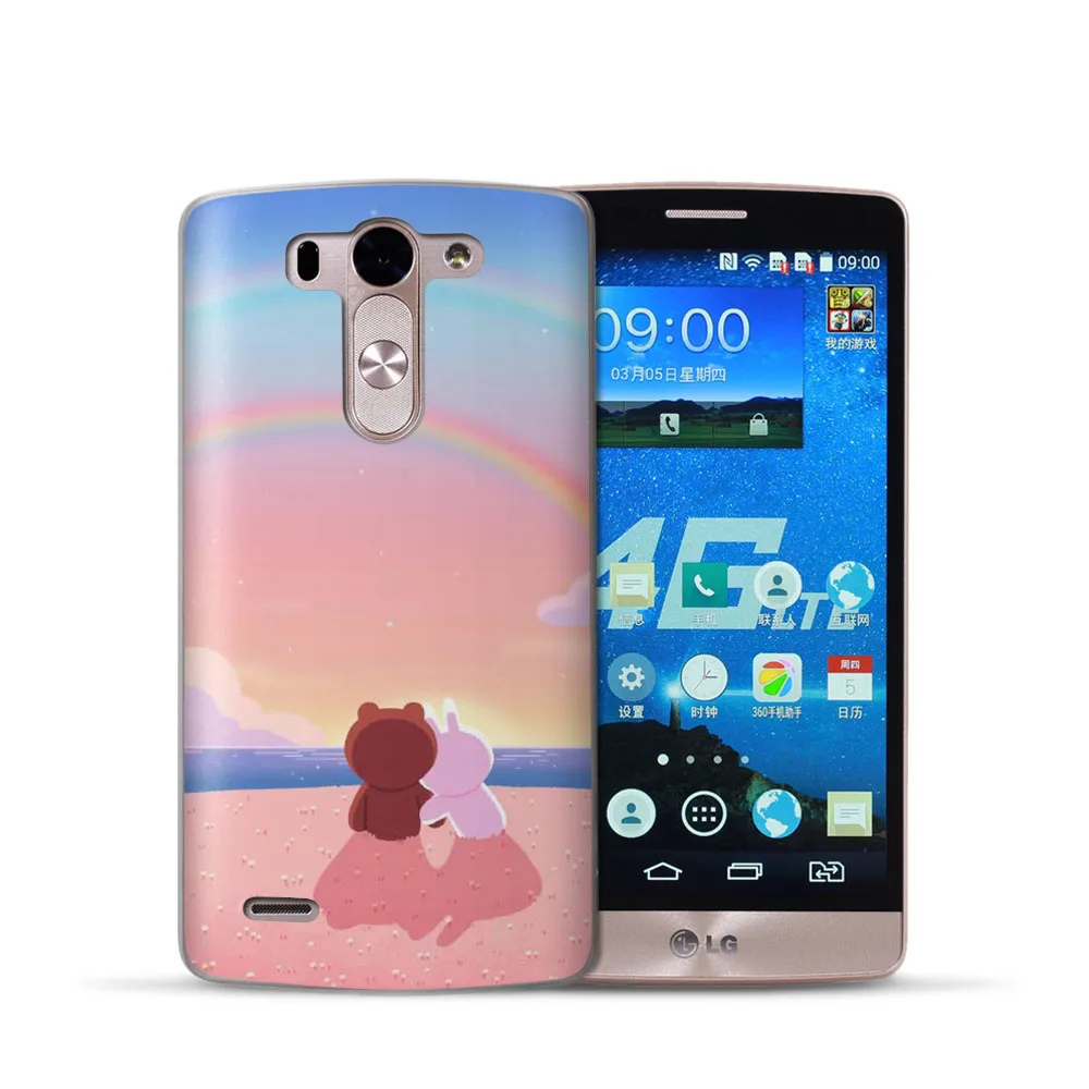 Модный чехол для телефона с милым кроликом LG G6 Q6 G4 G5 Q8 K8 K7 K10 2017 XPower 2 мягкий