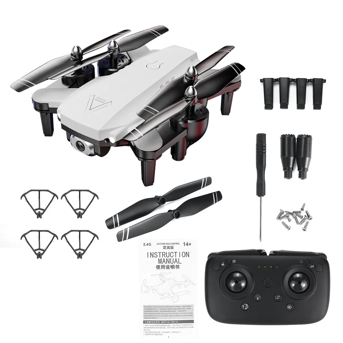 720P white color 1080P камера RC вертолеты мини-Дрон с камерой Rc вертолет с камерой 2,4G оптическое положение потока Дрон камера - Цвет: 720P white color