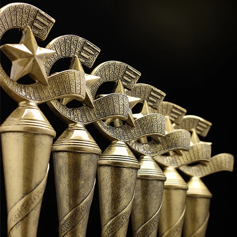 Новый индивидуальный Honour Star Античная Латунь Медный Кубок награда для