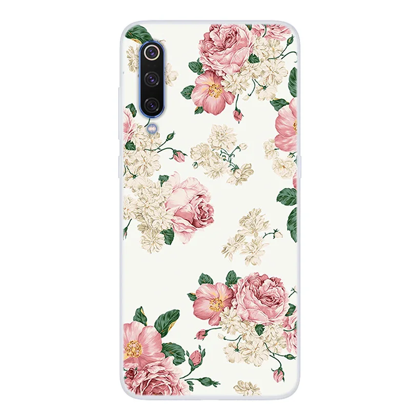 Модный милый чехол для телефона с мультяшными животными Xiaomi MI 9 SE рисунком мягкий