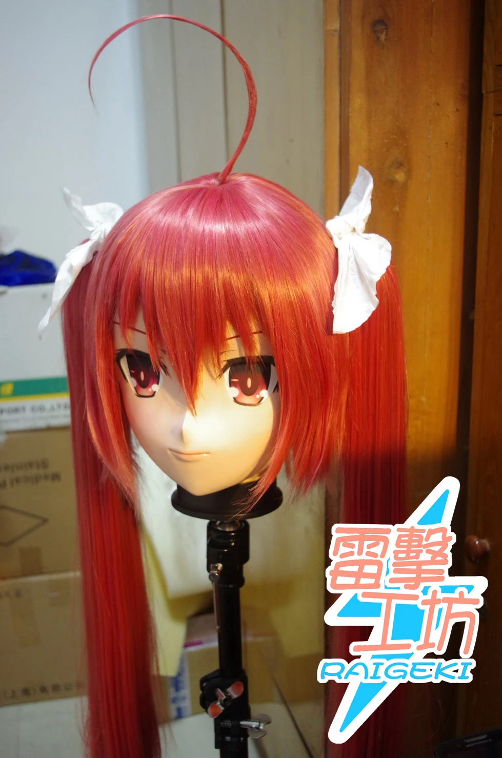 

(KM83115) Top Quality Handmade Female Resin Full Face Itsuka Kotori Cosplay Mask Kigurumi Crossdresser Doll