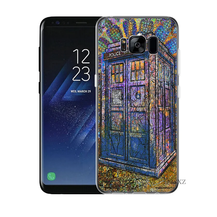 Gerleek голубого цвета в стиле ретро Жесткий Чехол для samsung Galaxy Note 9 8 S3 S4 S5 S6 S7 край S8 S9