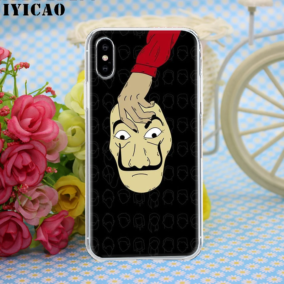 Жесткий чехол IYICAO La Casa de papel для Iphone 4 4s 5 5S Se 6 7plus 8 8Plus X XS MAX XR 6s Plus 11 pro max | Мобильные