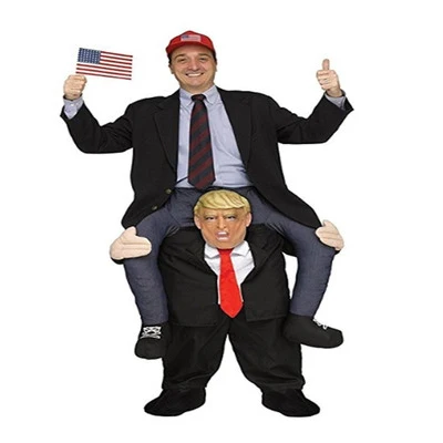 A Забавные маскарадные костюмы Дональда Трампа для костюмированной вечеринки, вечерние маскарадные костюмы, новинка, игрушки для Хэллоуина, вечерние игрушки для улицы - Цвет: A