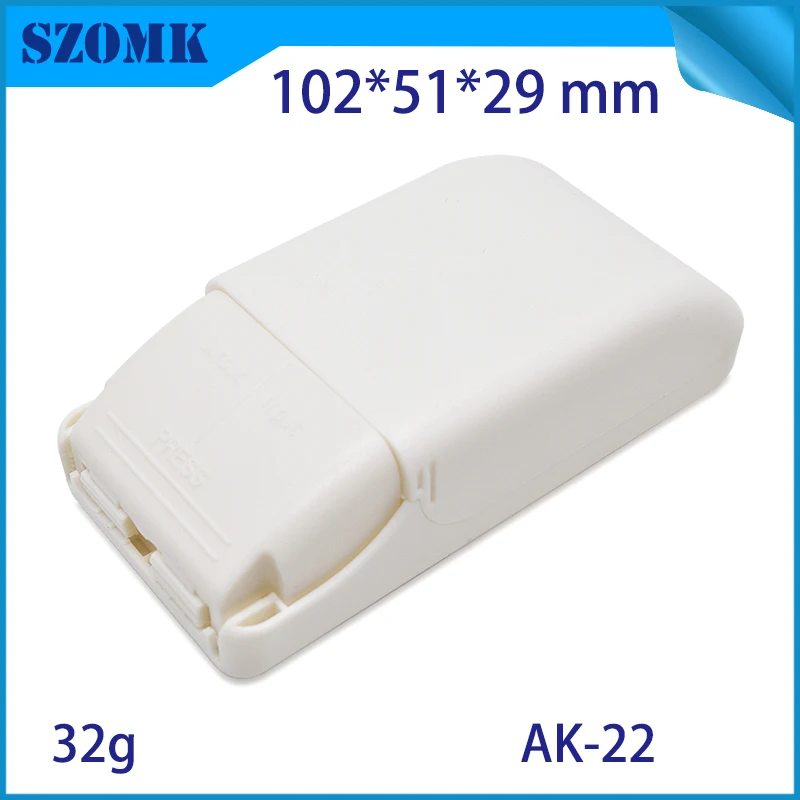 Один кусок diy пластиковые электронные устройства кожух соединение корпуса LED