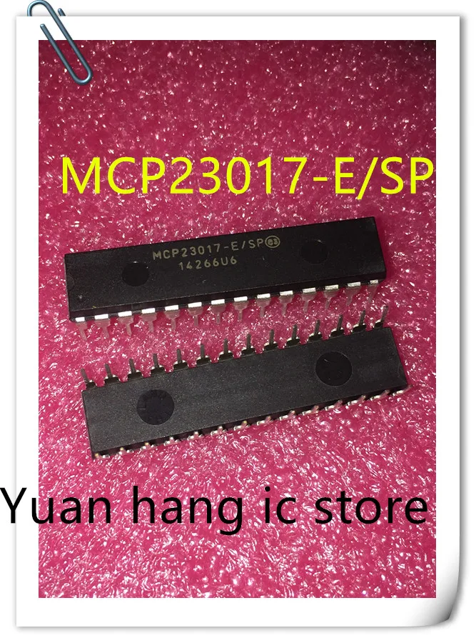 10 шт./лот MCP23017-E/SP MCP23017 DIP-28 16-разрядный расширитель ввода/вывода с интерфейсом I2C IC