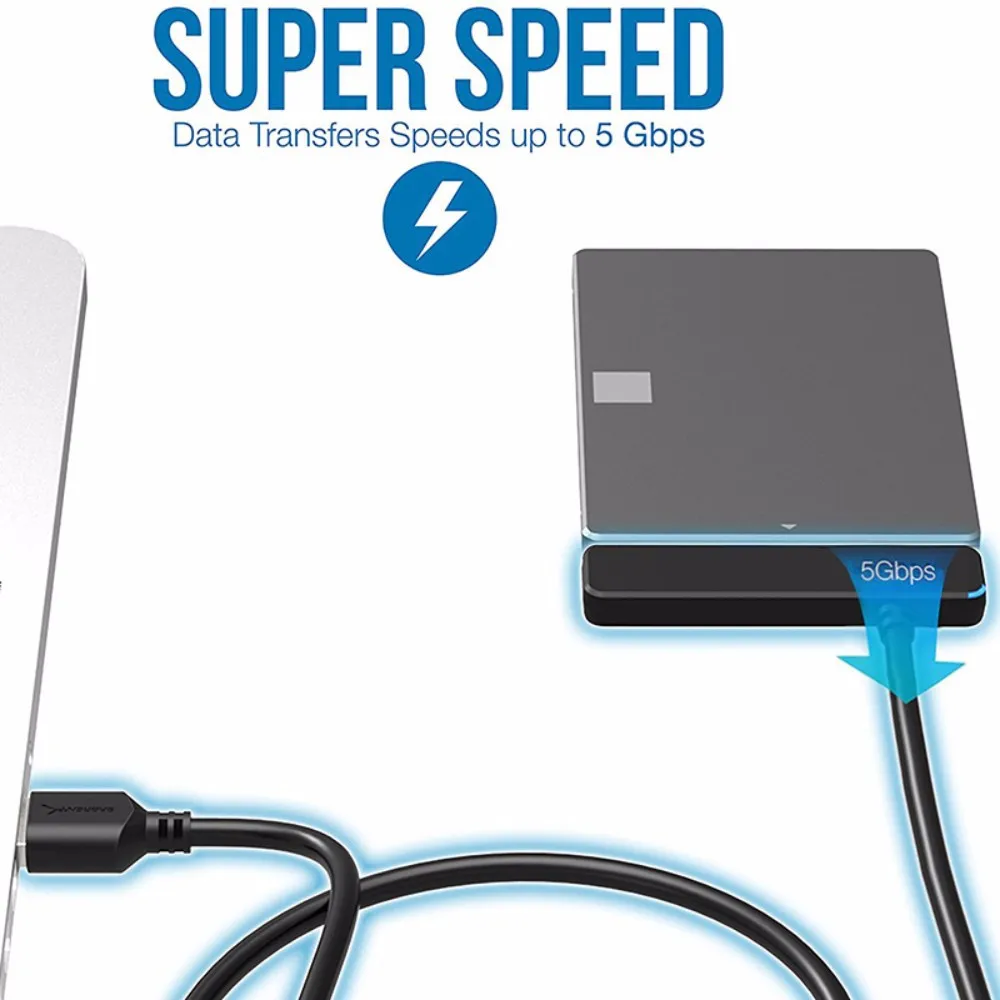 GRWIBEOU USB3.0 Sata Кабель адаптер 22 значок патч шнур 2 5 дюймовый жесткий диск HD кабель