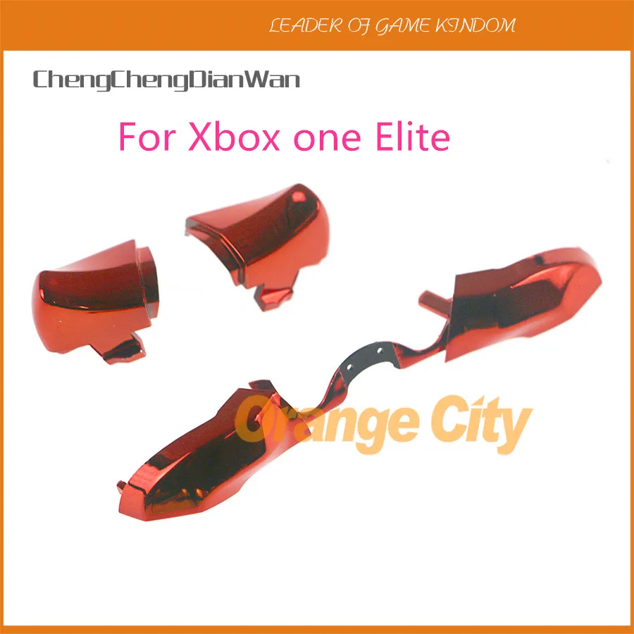 20 компл./лот хромированным покрытием RT LT кнопки LB и RB бамперные для Xbox One Elite