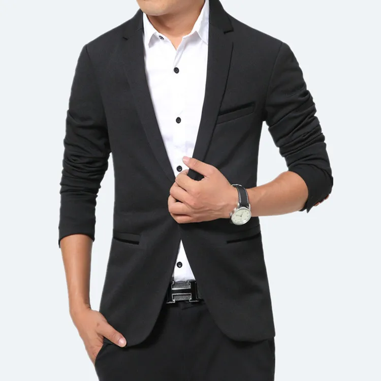 Новинка 2017 весенне осенний тонкий повседневный мужской блейзер хлопковый