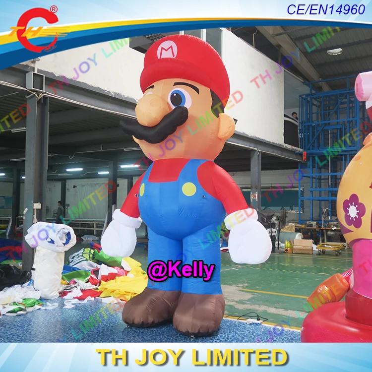 Бесплатная доставка двери Марио тема гигантские надувные мультфильмы для
