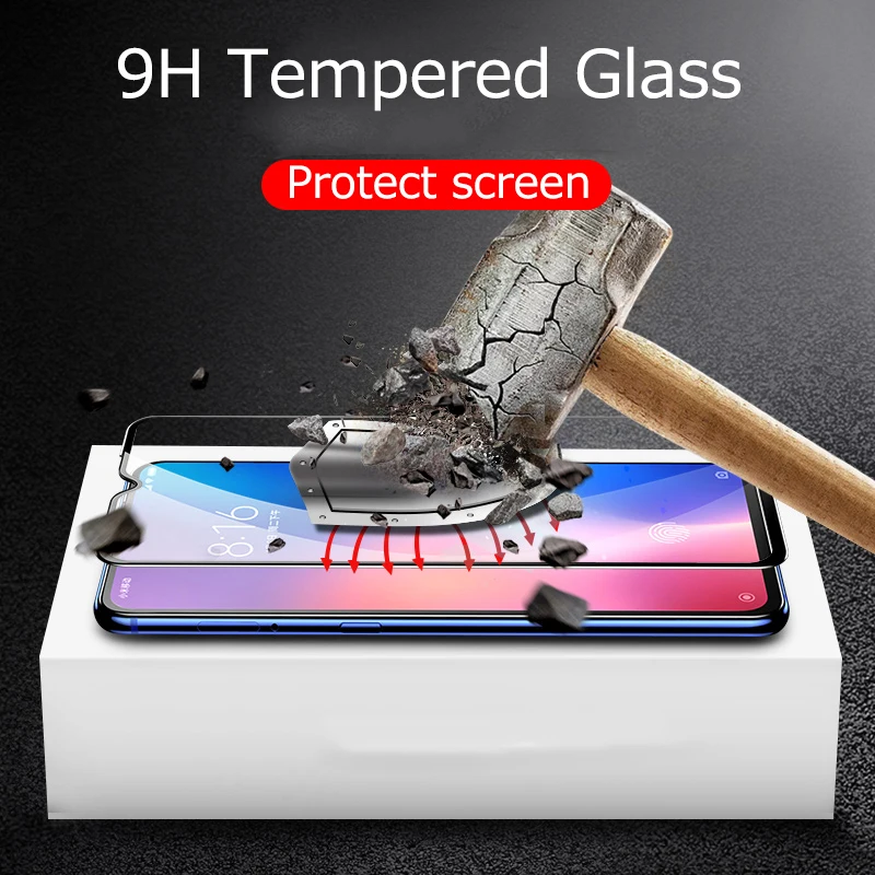 Защитное стекло KEYSION закаленное 3d с полным покрытием для Xiaomi Mi 9 защитное 9H Rdmi Note