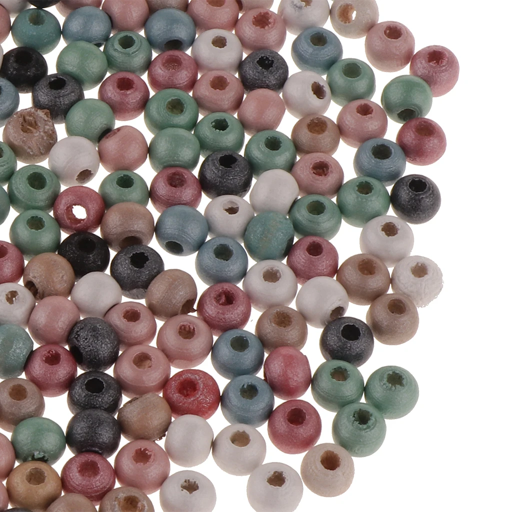 1 упаковка жемчужного блеска деревянные бусины разделители свободные Поставка