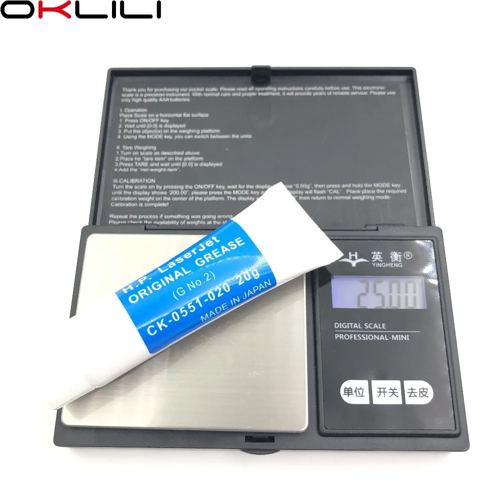 10 шт. X Япония CK-0551-020 FY9-6022-000 CK-0551-000 FLOIL G-5000H 20 г смазка Permalub G-2 силиконовый смазочный фьюзер пленка смазочное масло