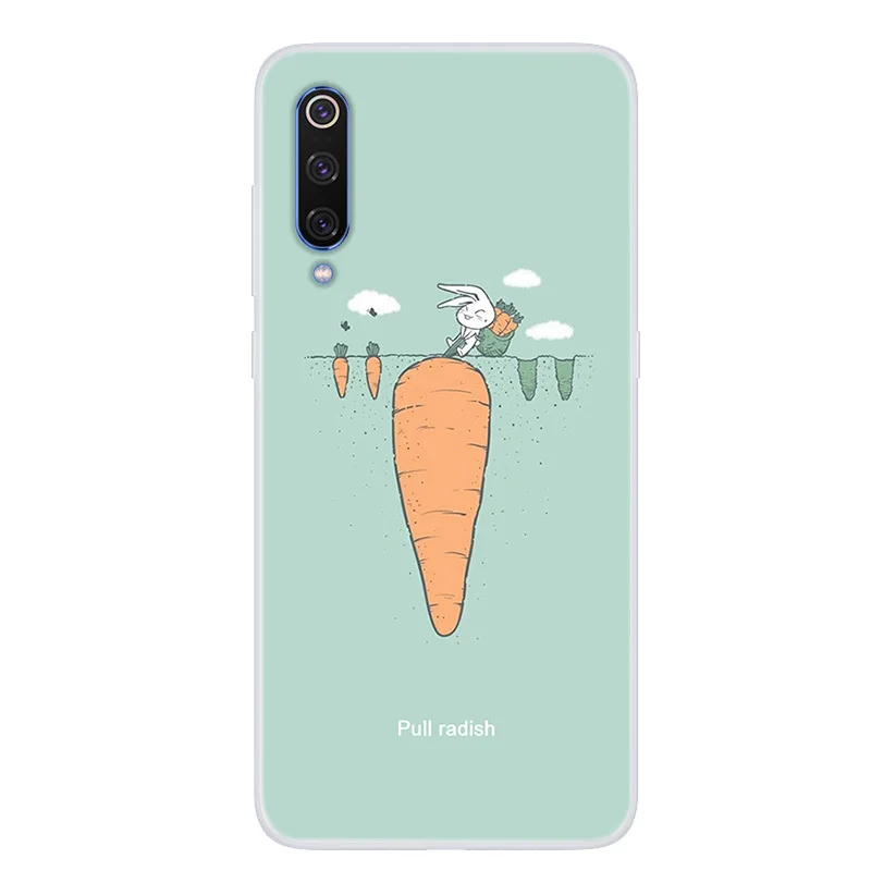 Модный милый чехол для телефона с мультяшными животными Xiaomi MI 9 SE рисунком мягкий