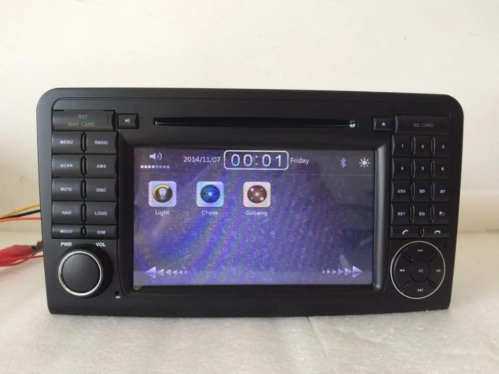 7 &quot2 din Автомобильный dvd плеер для Mercedes Benz GL ML CLASS W164 ML350 ML500 X164 GL320