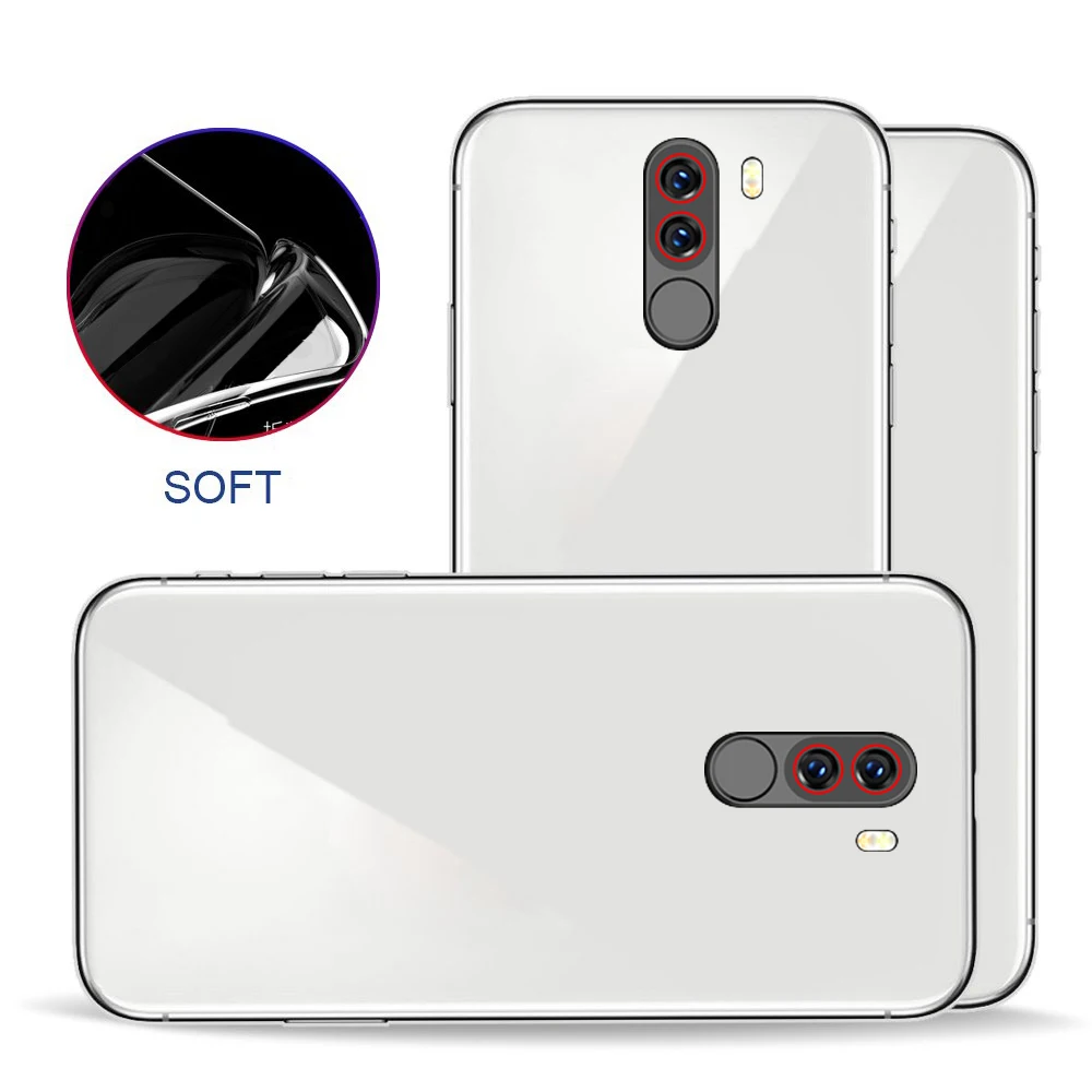 For Xiaomi F1 Mobile Shell Transparent Simple Soft Anti-fall Silicone Thin | Мобильные телефоны и аксессуары